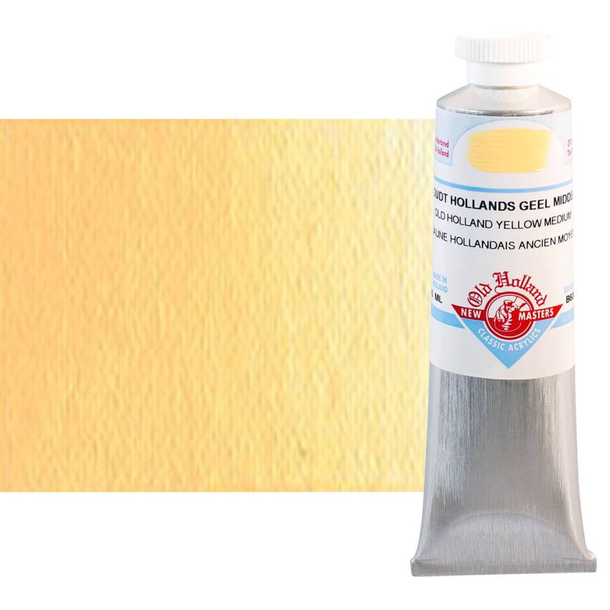 Old Holland New Masters Classic Acrylic Colors Yellow Medium  60 ml