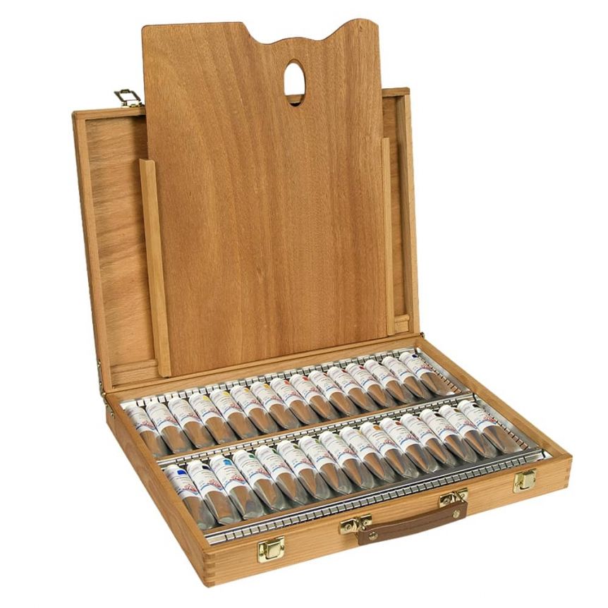 Old Holland New Masters Acrylics Deluxe Wood Box Set, 60ml