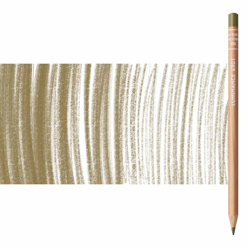 Caran d'Ache Luminance Pencil Olive Brown