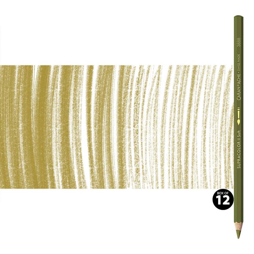 Supracolor II Watercolor Pencils Box of 12 No. 249 - Olive