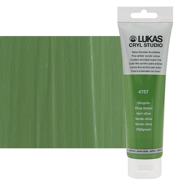 LUKAS CRYL Studio 125 ml Tube - Olive Green
