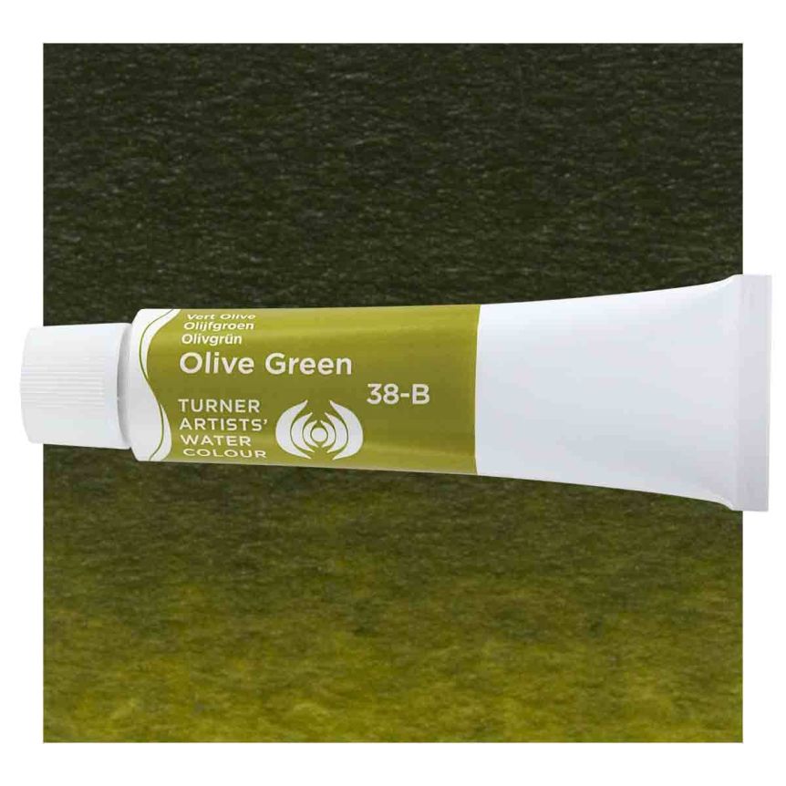 Turner Professional Watercolor - Olive Green, 15ml Tube
