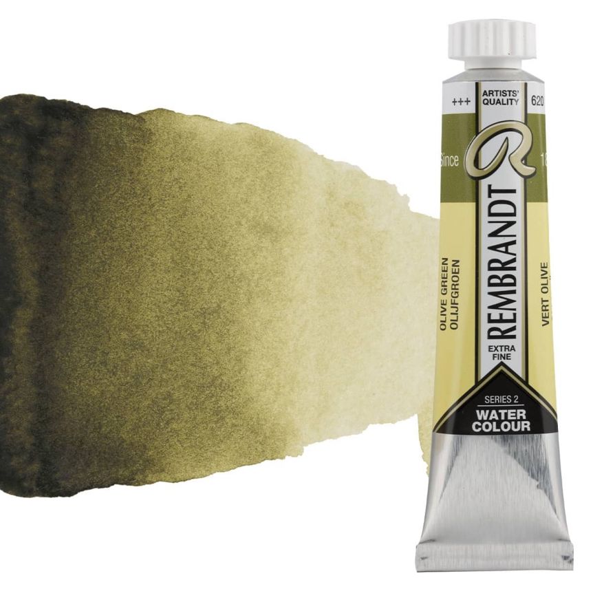 Rembrandt Artists' Watercolor 20ML Olive Green 