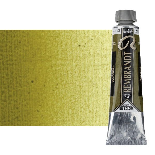 Rembrandt Extra-Fine Artists' Oil - Olive Green, 40ml Tube