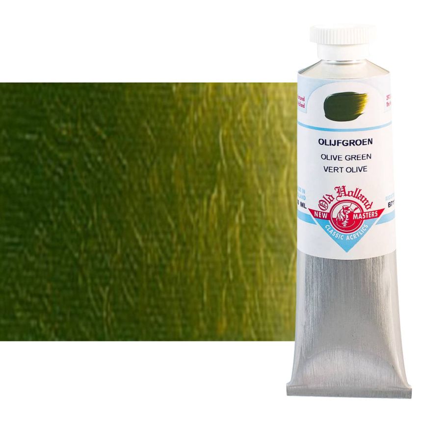Old Holland New Masters Classic Acrylic Colors Olive Green 60 ml