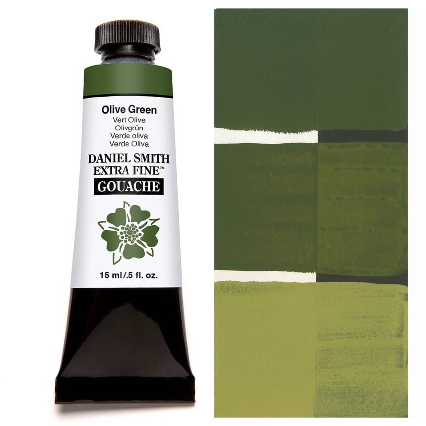 DANIEL SMITH Extra Fine GOUACHE Olive Green, 15ml Tube