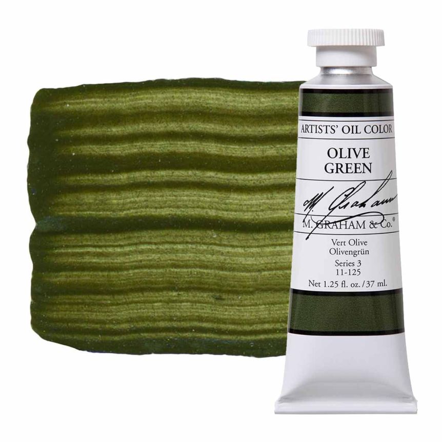 M. Graham Artist Oil Color 37ml - Olive Green