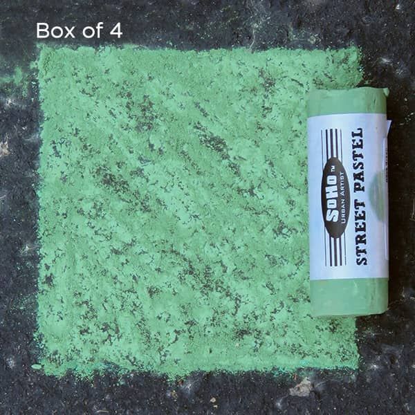 Box of 4 Soho Jumbo Street Pastels Olive Green