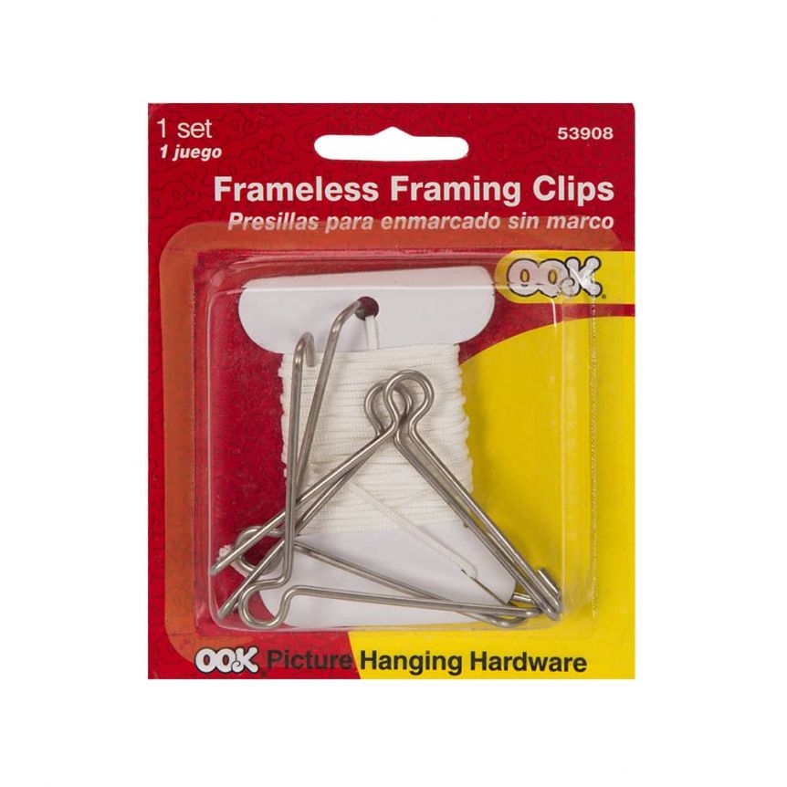 Ook Frameless Gallery Clip Kit 4 Pack