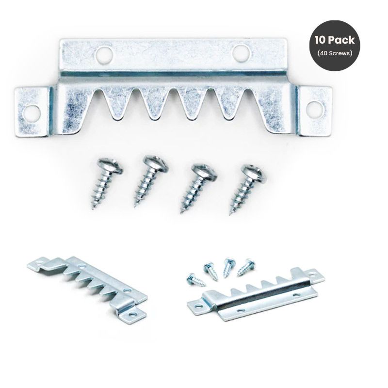 Package of 10 complete with 40 screws