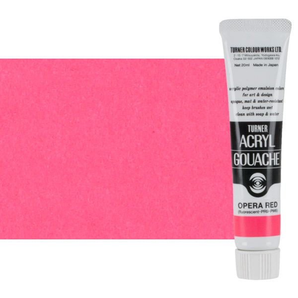 Turner Artist Acryl Gouache - Opera Red, 20ml