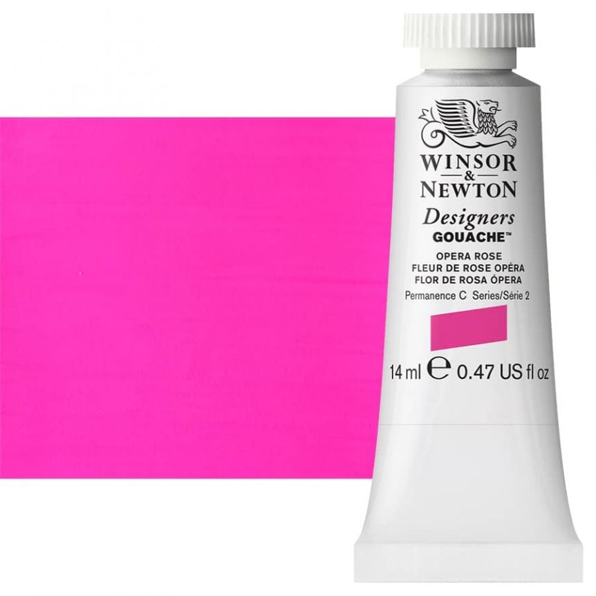 Winsor & Newton Designers Gouache 14ml Tube - Opera Rose