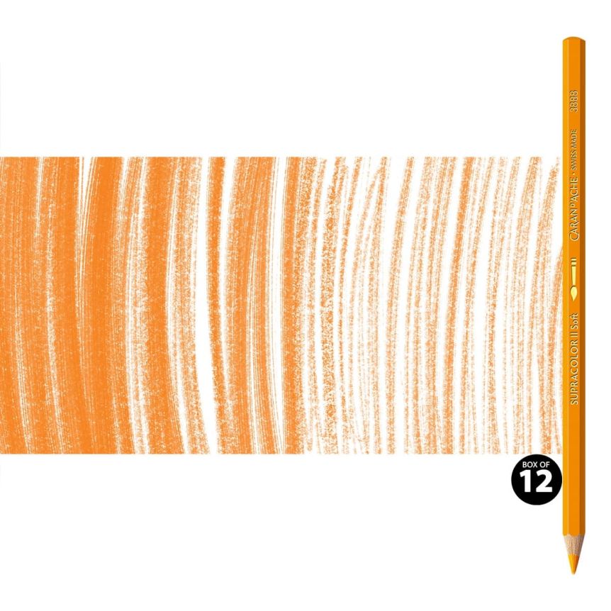 Supracolor II Watercolor Pencils Box of 12 No. 030 - Orange
