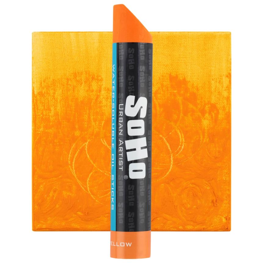SoHo Water-soluble Oil Stick - Orange Yellow, 37ml