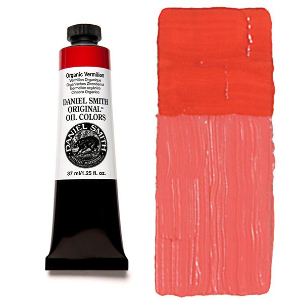 Daniel Smith Oil Colors - Organic Vermilion, 37 ml Tube