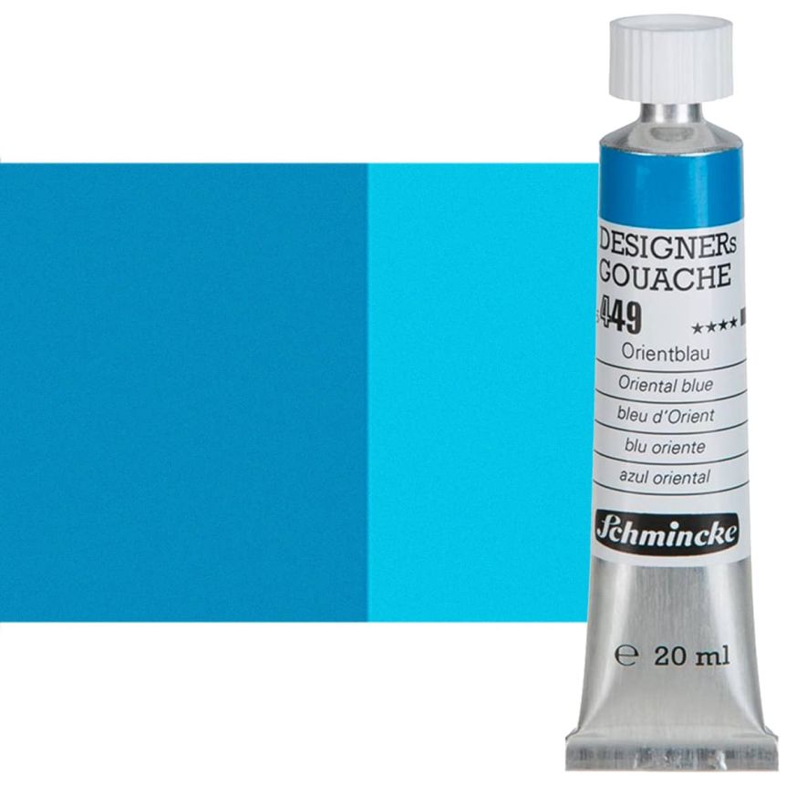 Schmincke Designers' Gouache Oriental Blue, 20ml
