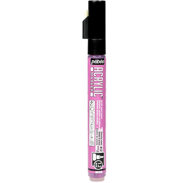 Pebeo Acrylic Marker 1.2mm - Oriental Violet