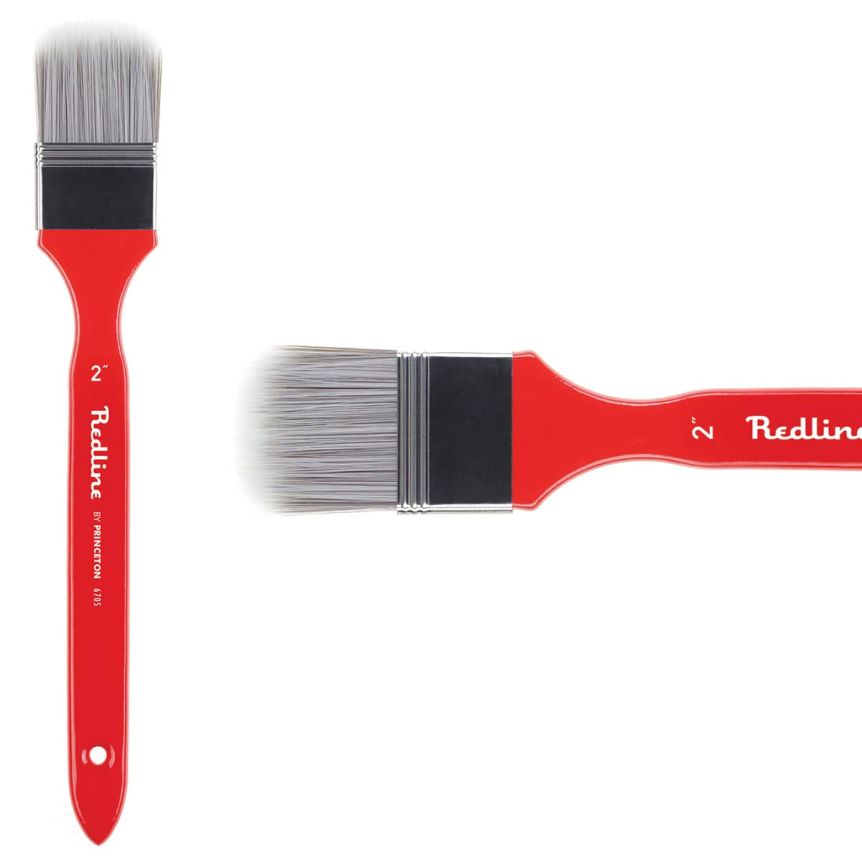 Princeton Redline Series 6700 Brush - Oval Mottler, Long Handle, Size 2"