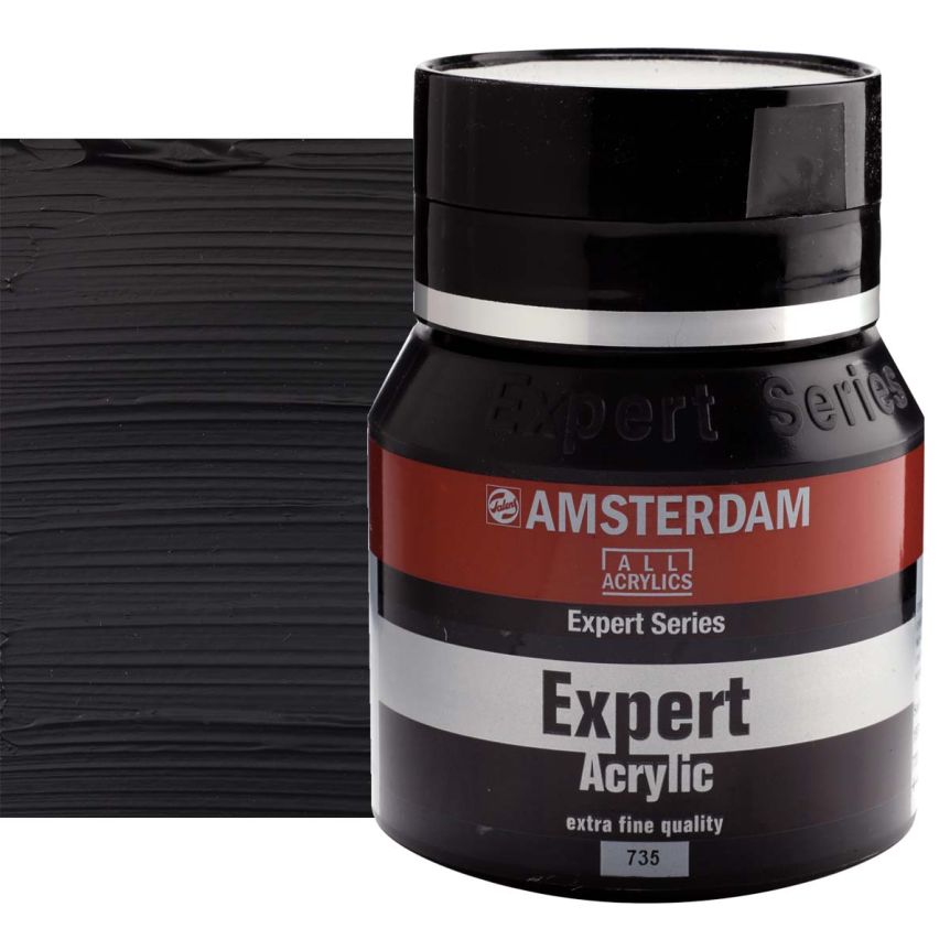 Amsterdam Expert Acrylic, Oxide Black 400ml Jar