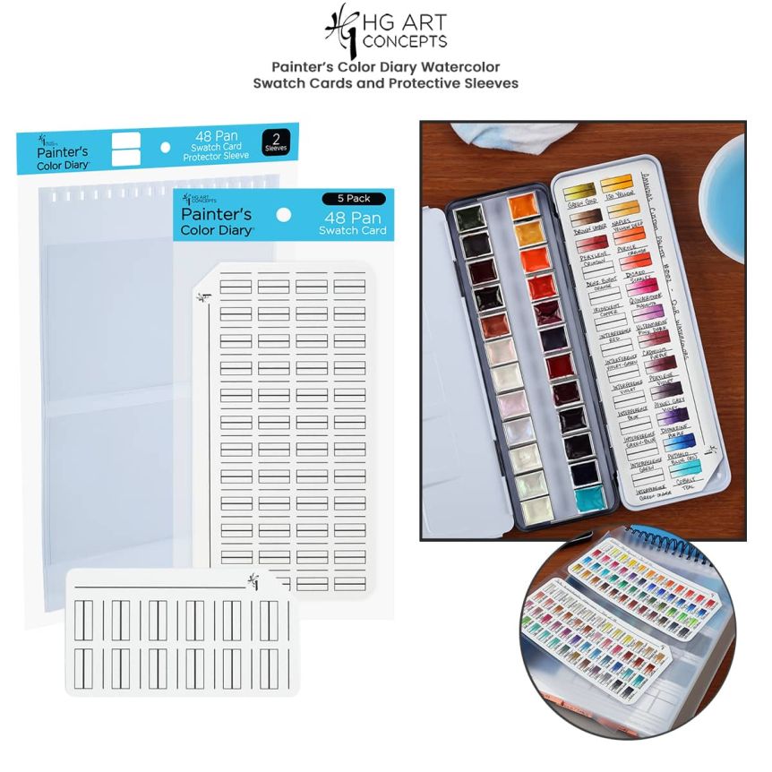 Painter’s Color Diary Watercolor Swatch Cards