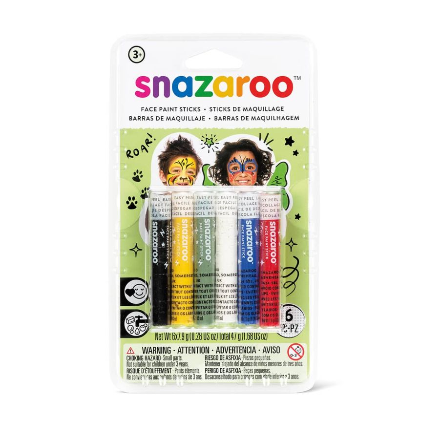 Snazaroo Face Painting Sticks (Set of 6)