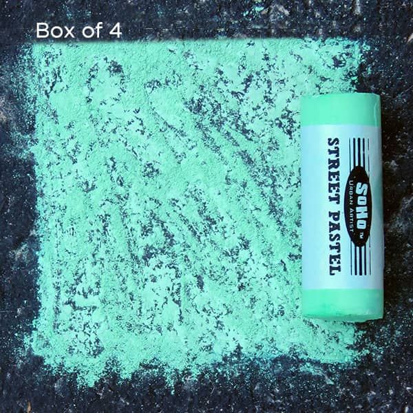 Box of 4 Soho Jumbo Street Pastels Pale Green