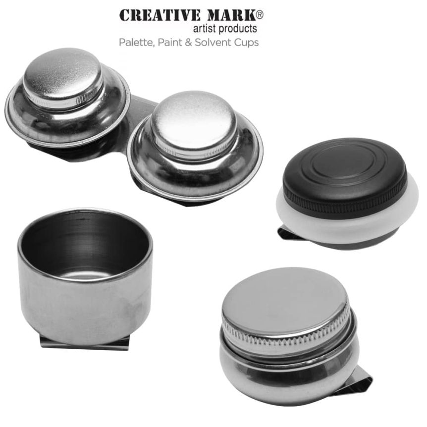 Creative Mark Palette, Paint & Solvent Cups