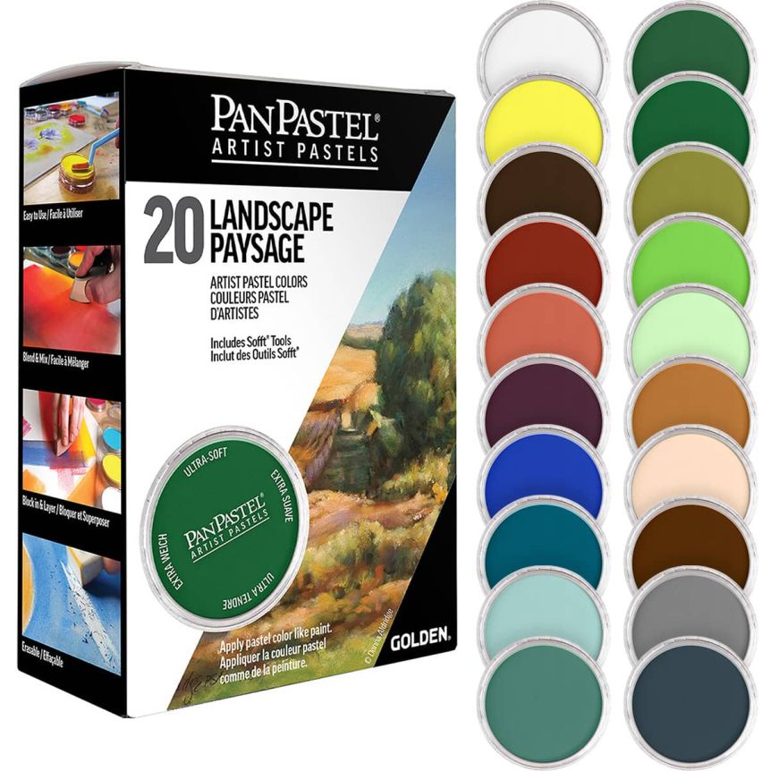 PANPASTEL 15色セット 新品未使用 PanPastel® Artists' Pastels - Pearlescent Colors, Set of 6 (with