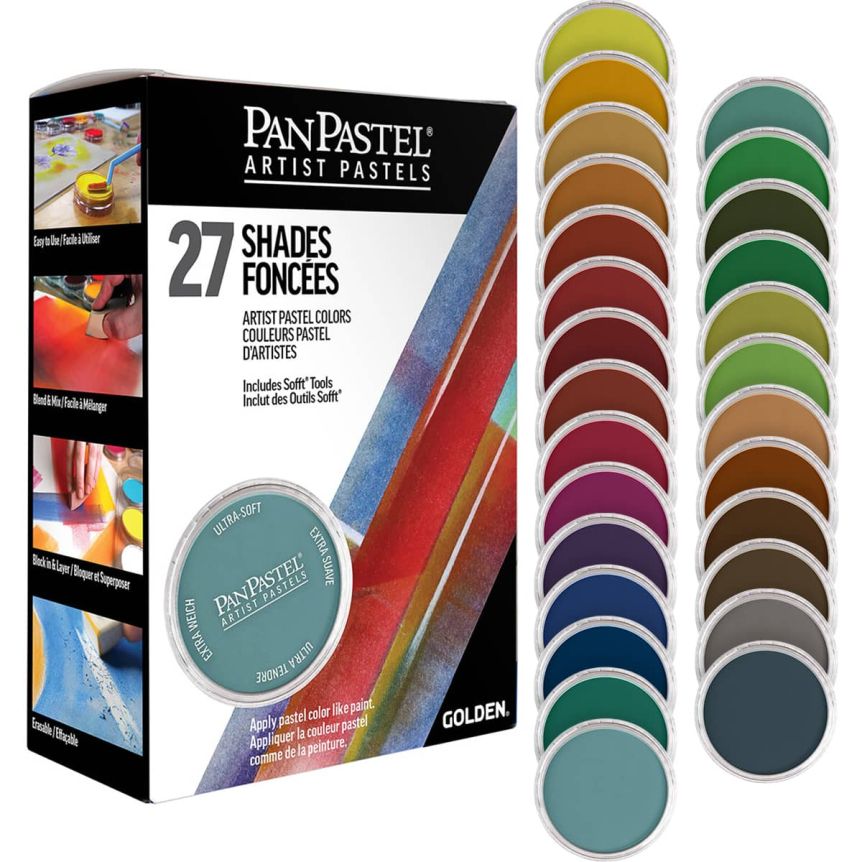 PanPastel® Artists' Pastels - Shades Set of 27 | Jerry's Artarama