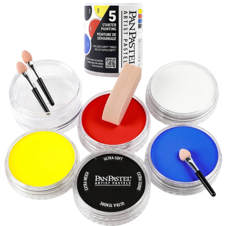 PanPastel Artist Pastel - Starter Painting (Set of 5) + Tools