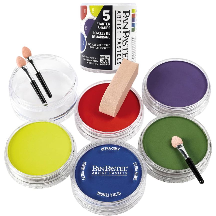 PanPastel Artist Pastel - Shades (Set of 5) + Tools