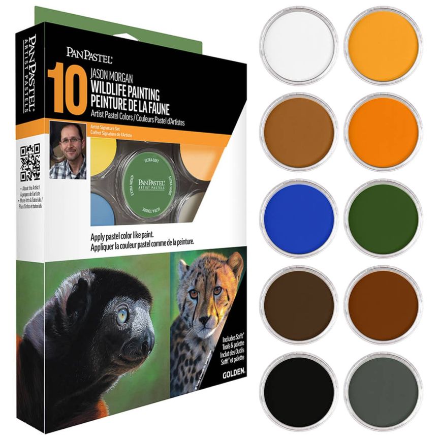 PanPastel® Painting Set of 10, Wildlife Colors | Jerry's Artarama