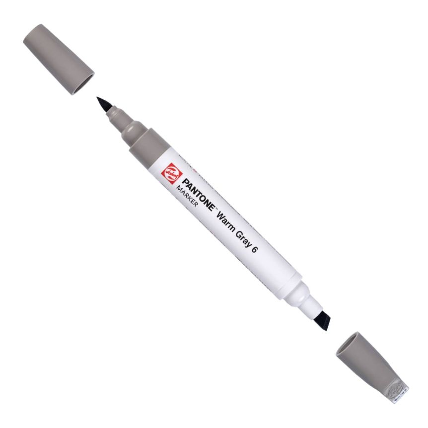 Pantone Dual Tip Marker, Warm Gray 6