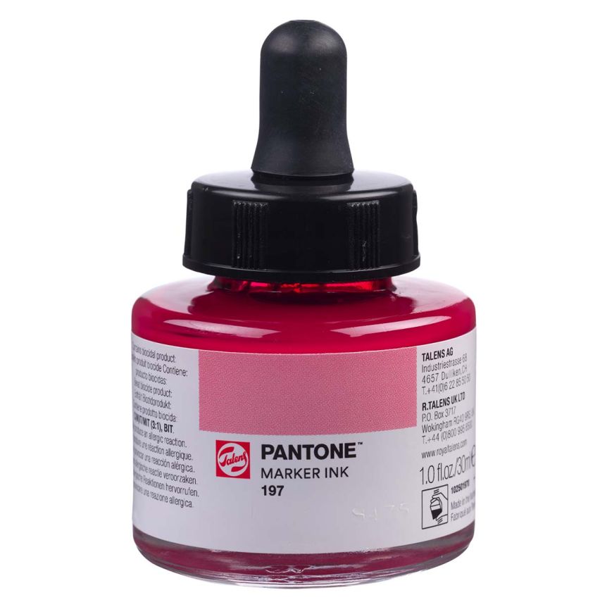 Pantone Marker Ink Bottle, #197 (30ml)