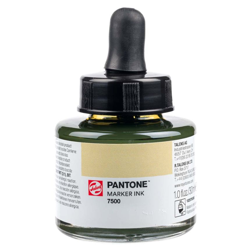 Pantone Marker Ink Bottle, #7500 (30ml)