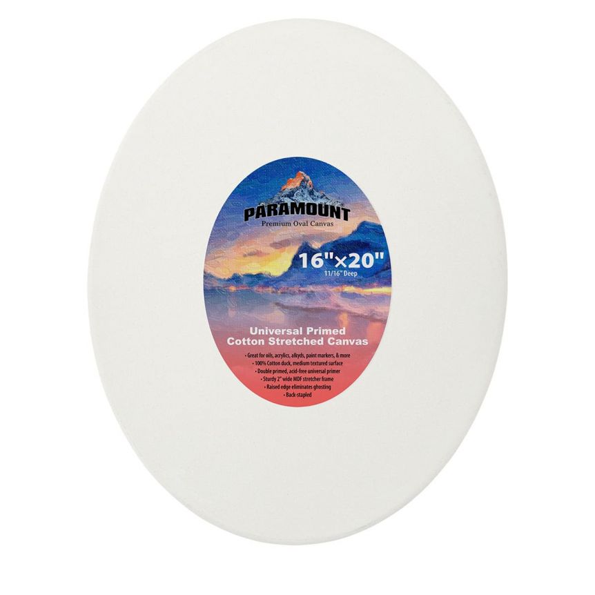 Unlock your creativity with Paramount Round and Oval canvases