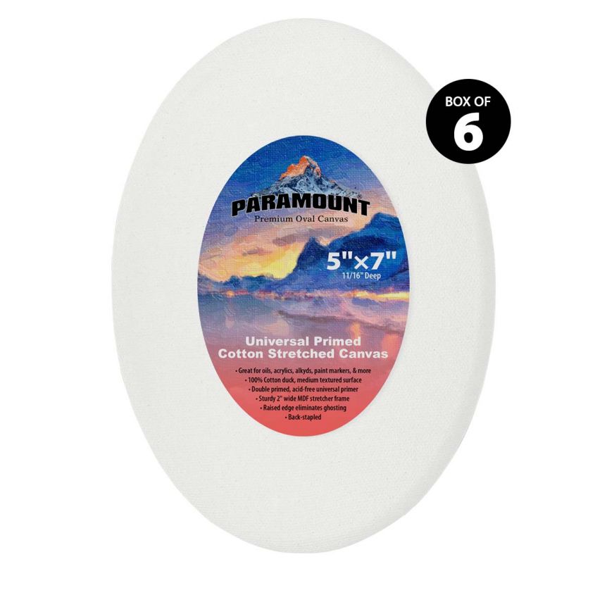 Unlock your creativity with Paramount Round and Oval canvases