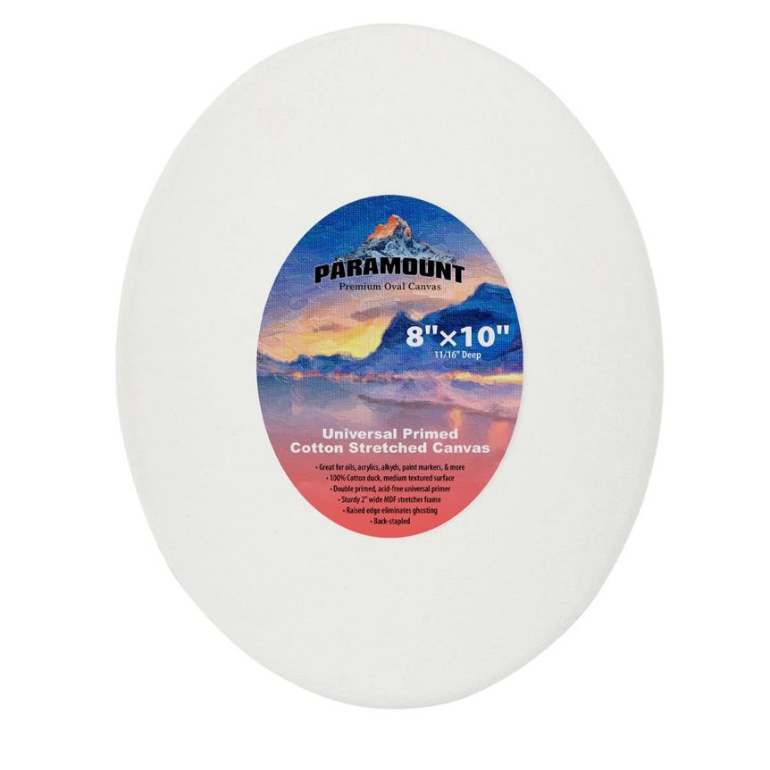Unlock your creativity with Paramount Round and Oval canvases