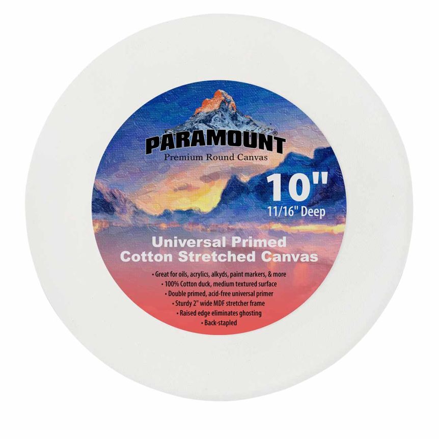 Unlock your creativity with Paramount Round and Oval canvases