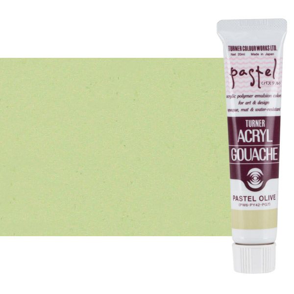 Turner Artist Acryl Gouache - Pastel Olive, 20ml