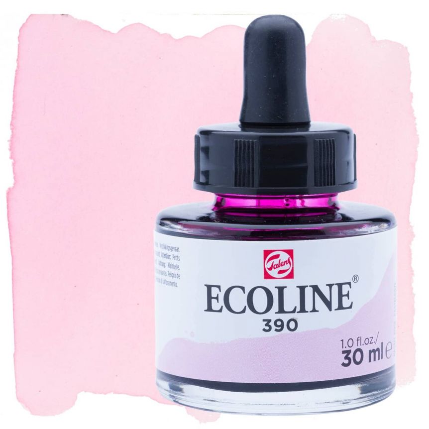 Ecoline Liquid Watercolor 30ml Pipette Jar Pastel Rose