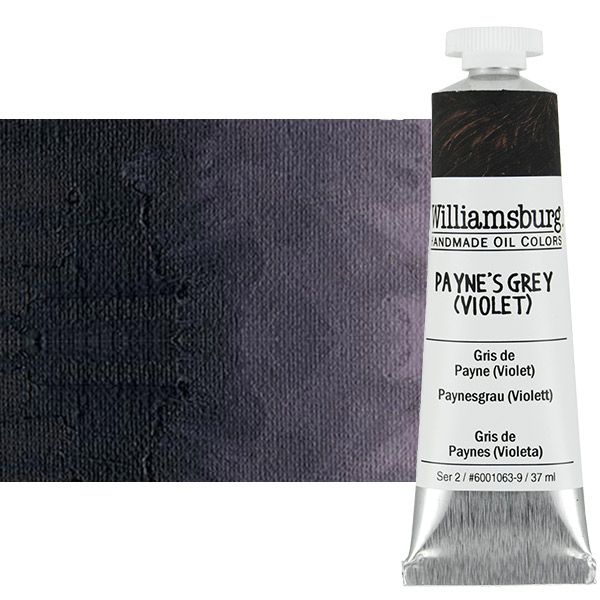 Williamsburg Handmade Oil Paint - Payne's Grey Violet, 37ml Tube