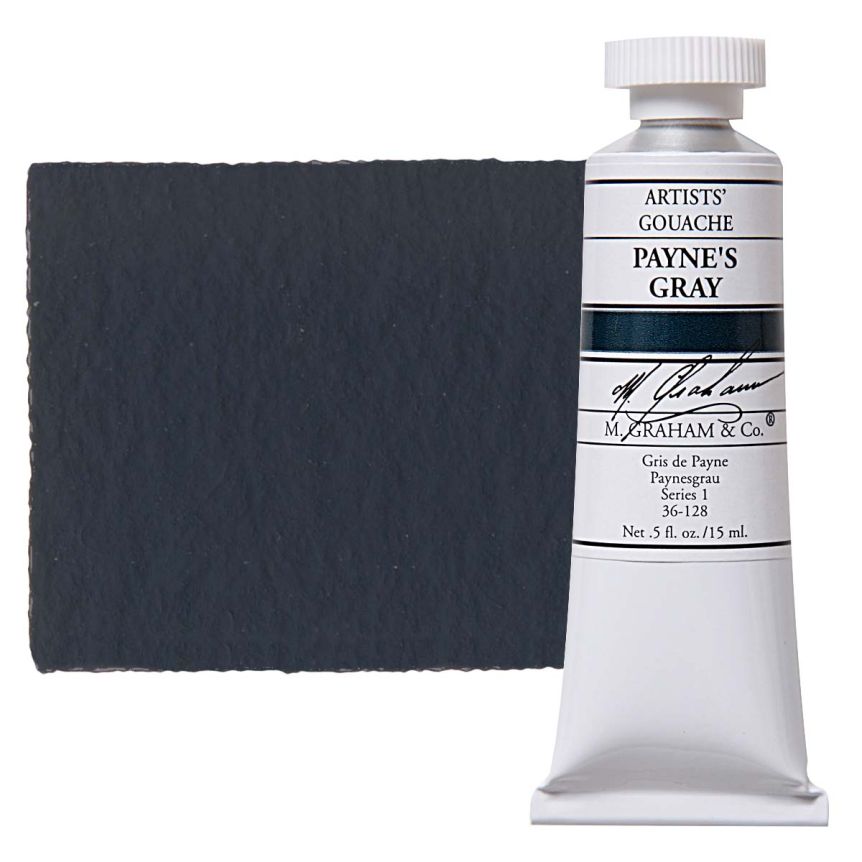 M. Graham Artists Gouache 15ml - Paynes Gray