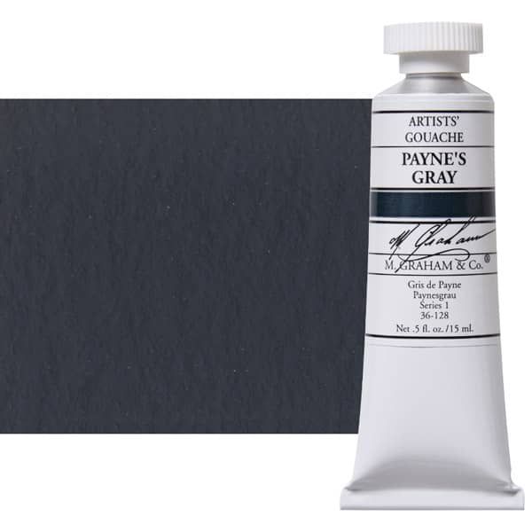 M Graham Gouache 15ml Paynes Gray