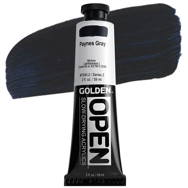 GOLDEN Open Acrylic Paints Payne's Grey 2 oz