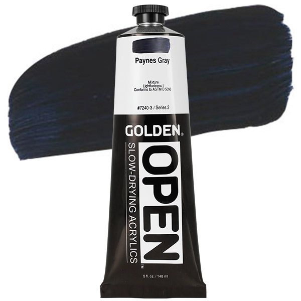 GOLDEN Open Acrylic Paints Payne's Grey 5 oz