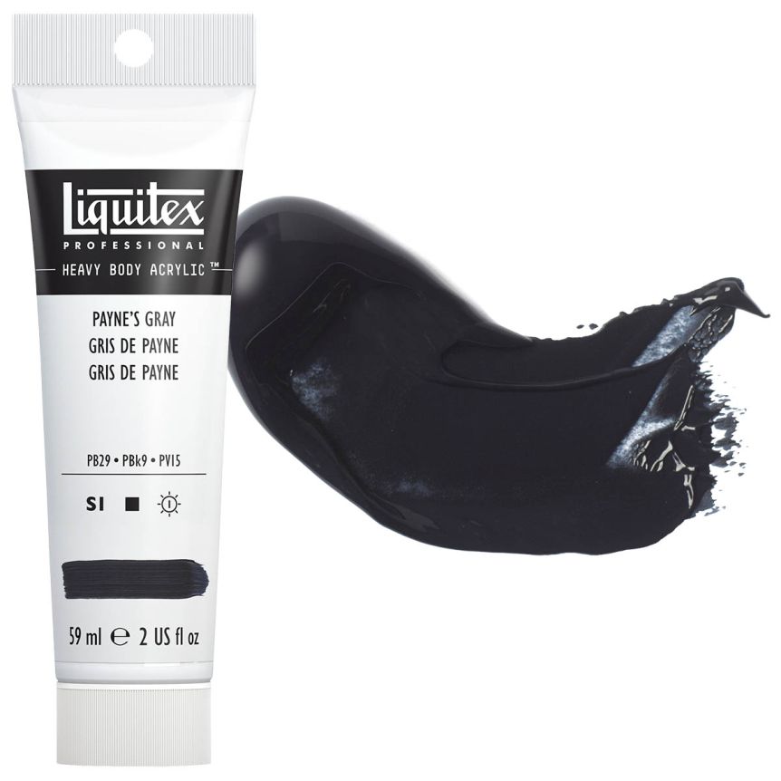 Liquitex Heavy Body Acrylic - Payne's Gray, 2oz Tube