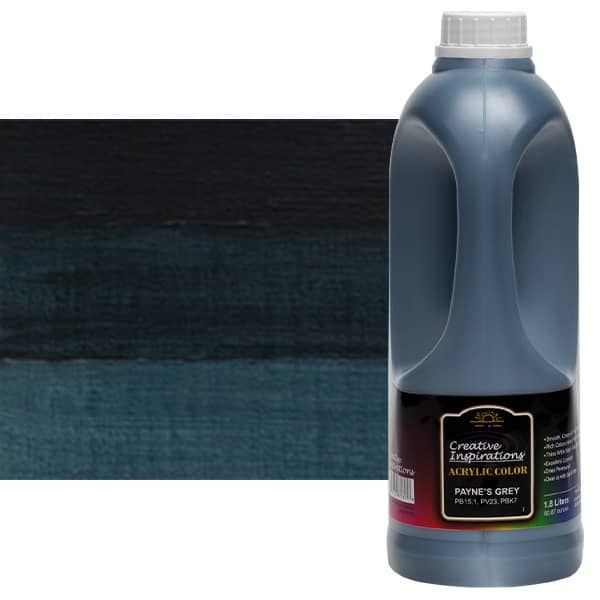 Creative Inspirations 1.8 Ltr. Acrylic Paint, Payne's Grey Jerry's