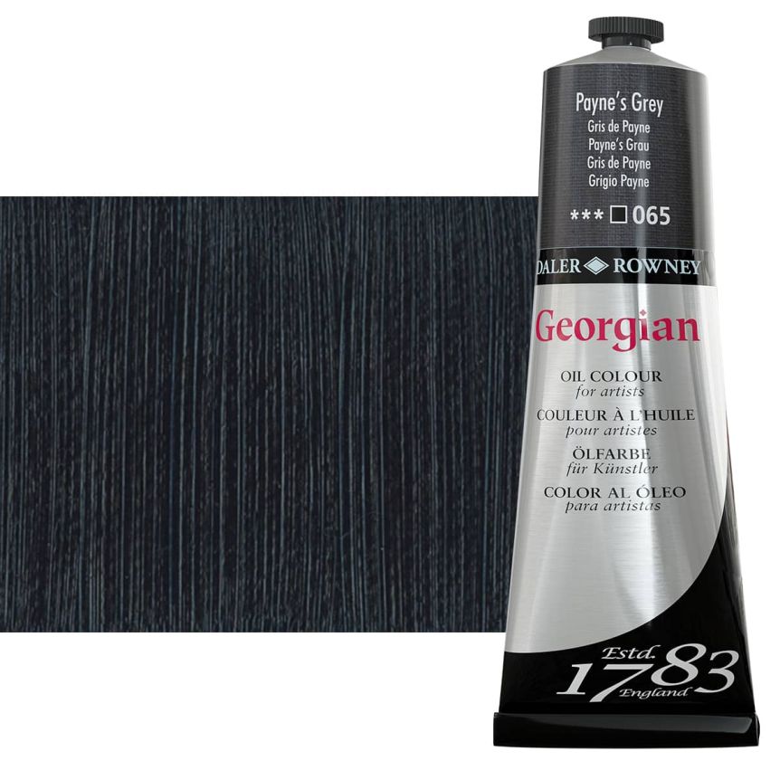 Daler-Rowney Georgian Oil Color 225ml Tube - Payne's Grey