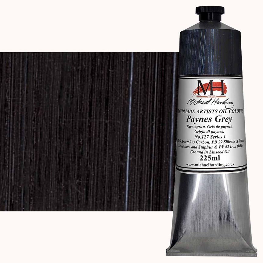 Michael Harding Oil Color - Paynes Grey, 225ml Tube